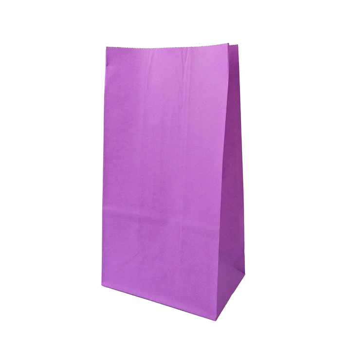 Bolsa Papel Lila 24x13x8cm 12 Uni