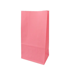 Bolsa Papel Rosada 24x13x8cm 12 Uni