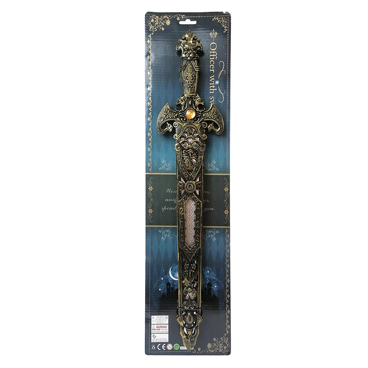 Espada Caballero Piedra 51cm 1 Uni 2