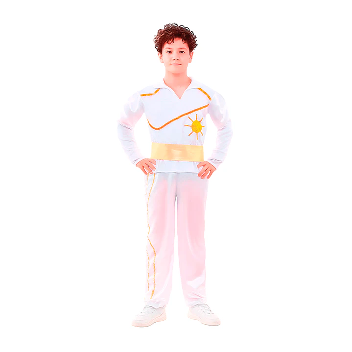 Traje Caporal Masculino Blanco 7-9 1 Uni