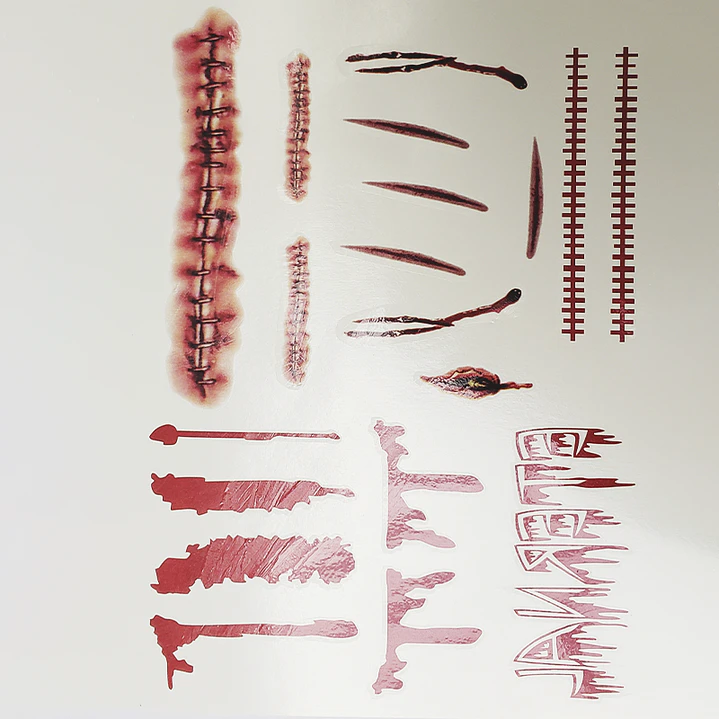 Set Tatuaje Terror 25Cm 1 Uni