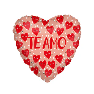 Globo Foil Te amo Corazón 1 Uni
