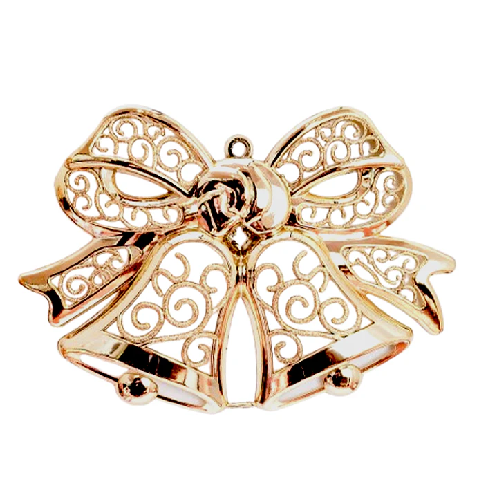 Deco Puerta Campanas Dor 38Cm 1 Uni
