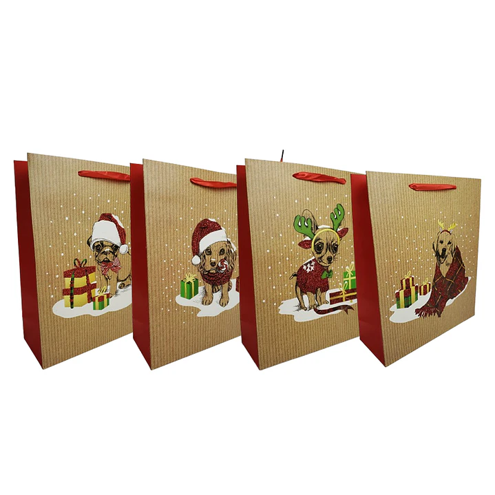 Bols Reg Perro Nav Kraft 32X26X10Cm D/S 1 Uni