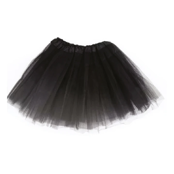 Tutu Adulto 40Cm Negro 1 Uni