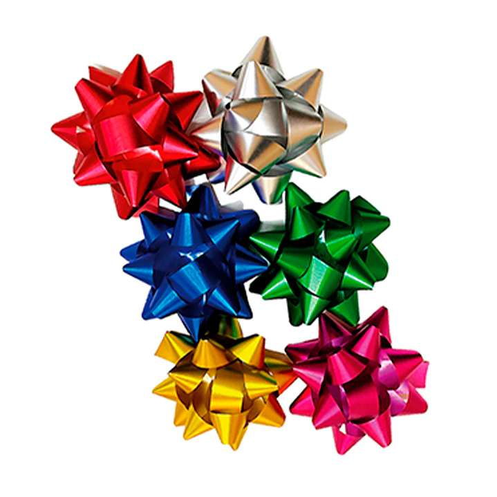 Set 6 Rositas 9cm Metal 1 Uni