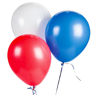 Globo Liso Glam #9 Tricolor 25 Uni