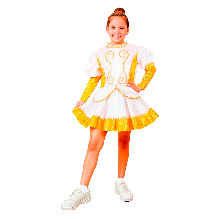 Traje Caporal Femenino Blanco 13-15 1 Uni