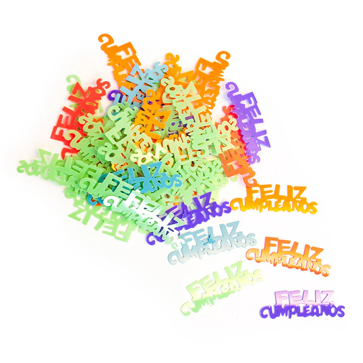 Confetti 15 gr. Feliz Cumpleaños Neón 1 Uni