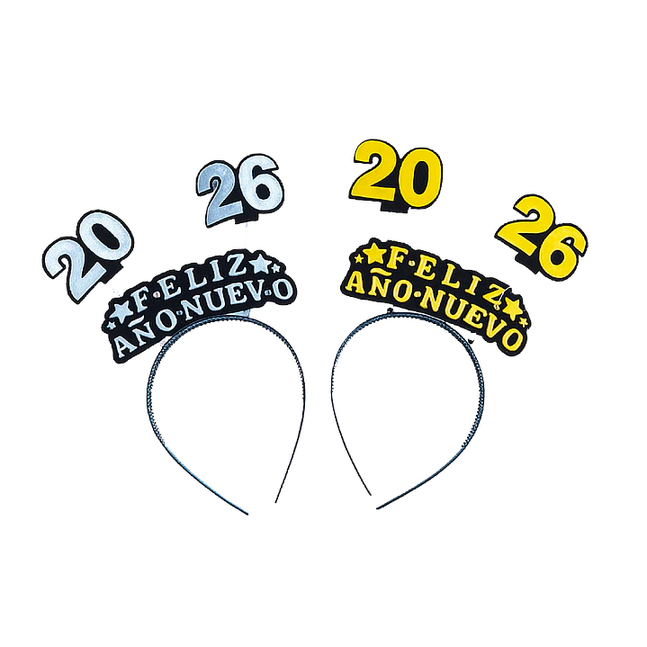 Cintillo Feliz Año Nuevo 2026 1 Uni