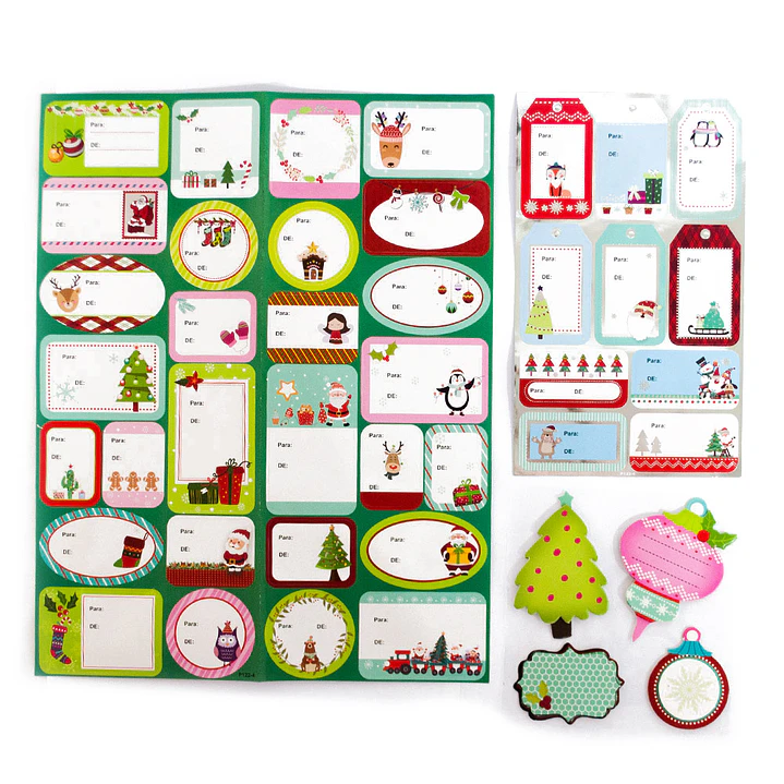 Set 4 Stickers 24 De/Para Navidad D/Surt 1 Uni 1
