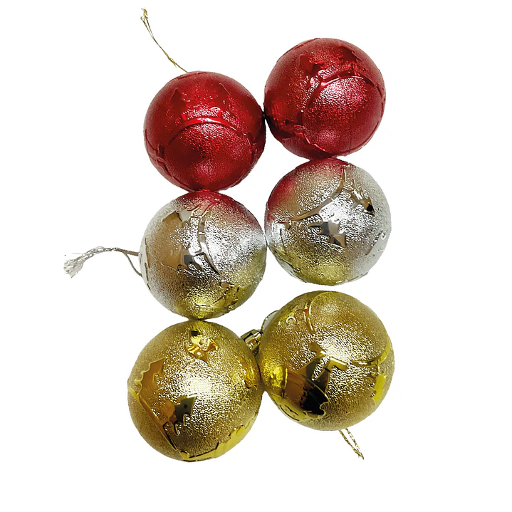 Esfera 6Cm Ten Do/Pl/Ro 6 Uni