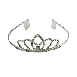 Tiara Metálica Pétalos 1 Uni
