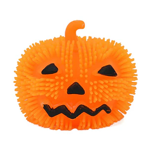 Calabaza Naranja Puffer Con Luz 1 Uni