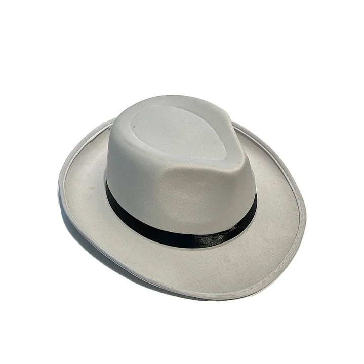 Sombrero Ganster Blanco C/Nga 1 Uni