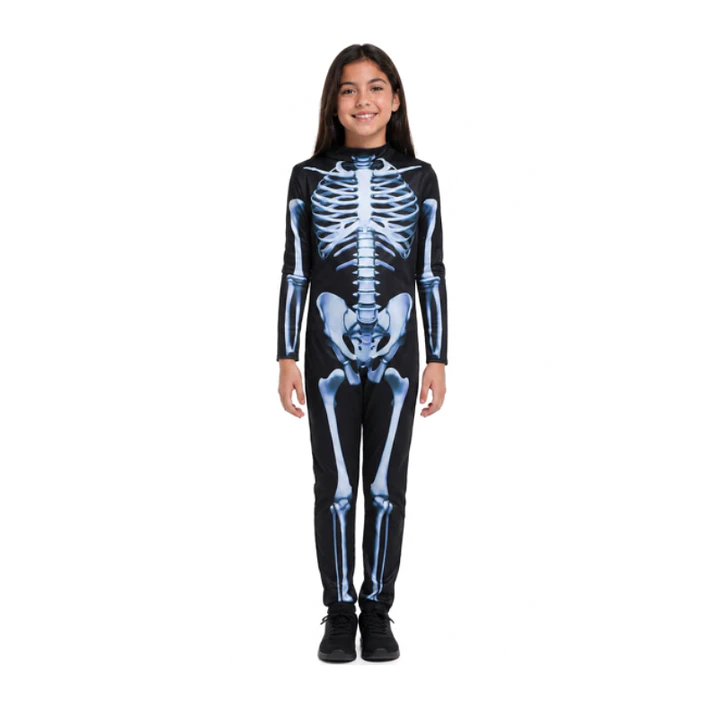 Disfraz Esqueleto Niña Talla 4-6 1 Uni