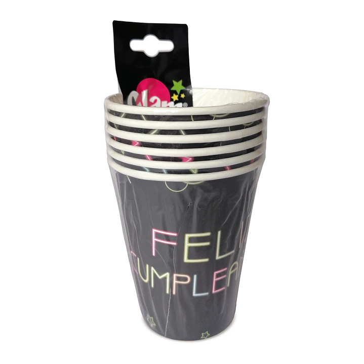 Vaso Fc Neg/Col 6 Uni 2