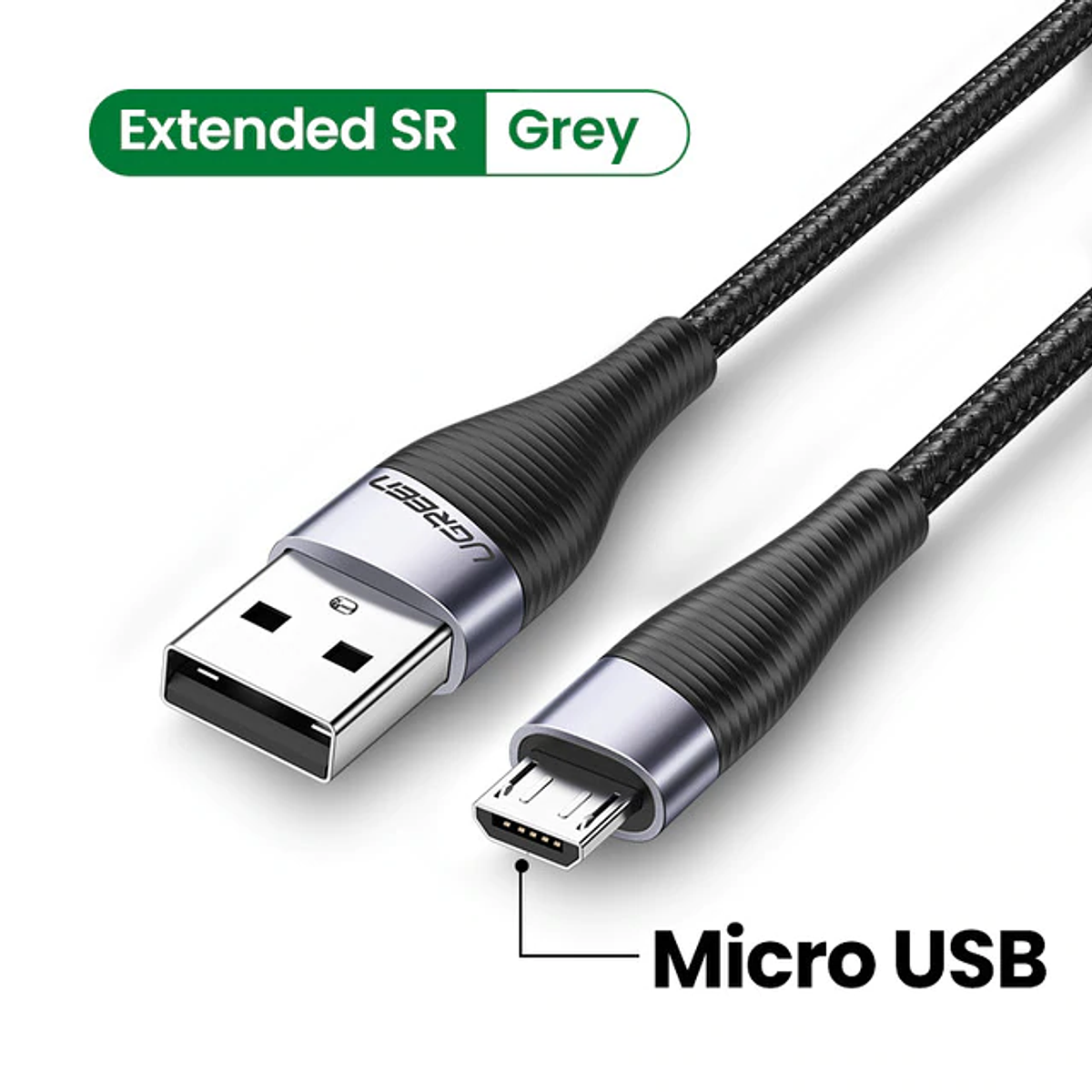 Grande Redundante límite CABLE USB A MICRO USB 3A 2 METROS