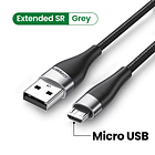 CABLE UGREEN MICRO USB 3A 2 METROS 5