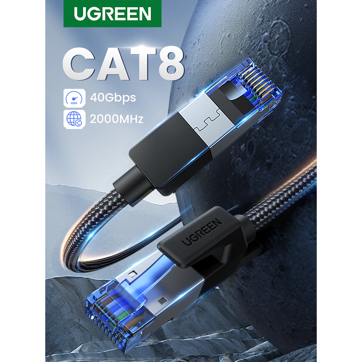 CABLE UGREEN CAT8 1 METRO