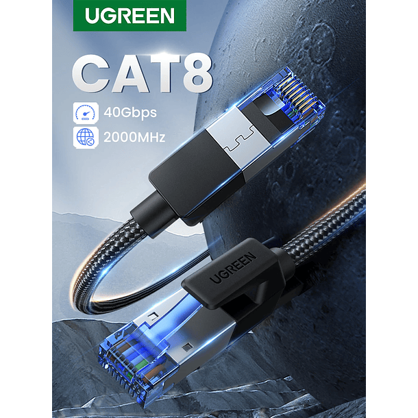 CABLE UGREEN ETHERNET CAT8 1 METRO 1