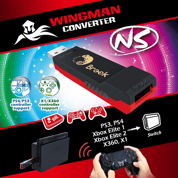 Brook Wingman NS - Multi-Consolas Nintendo Switch 3