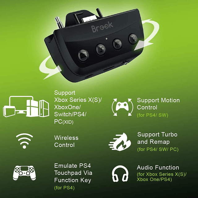 Brook X ONE Adapter SE - Conecta tu control Xbox Series XS y Elite en Switch, PS5 ,PS4 ,Xbox y PC
