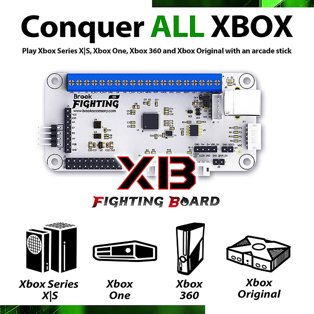 Brook Fighting Board XB - Diseñado para consolas Xbox 2