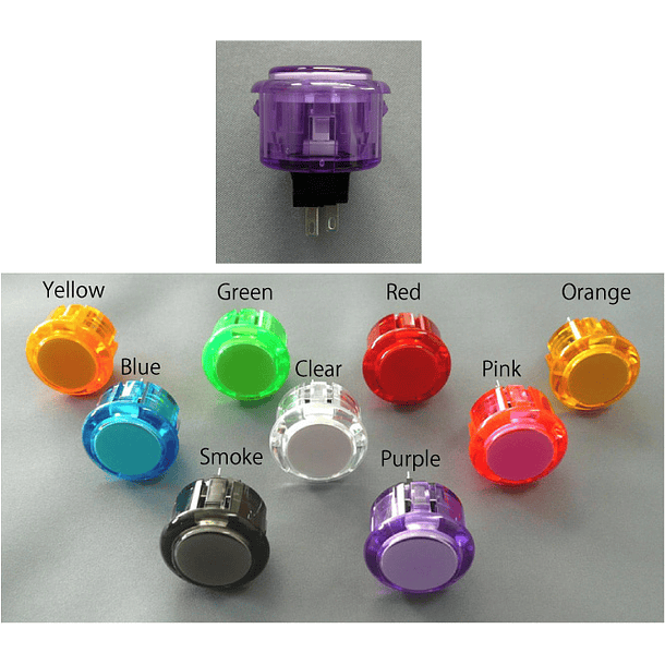 Boton Seimitsu PS-14-K - Transparente 