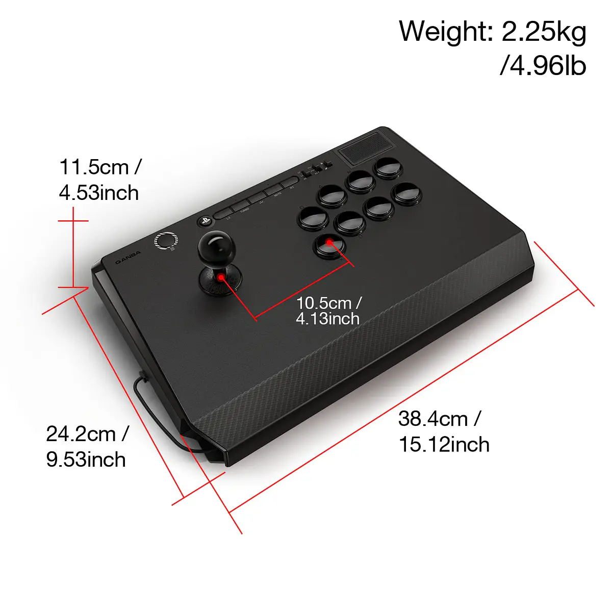 Qanba Fightstick B1 Titan para PlayStation 5/4 y PC
