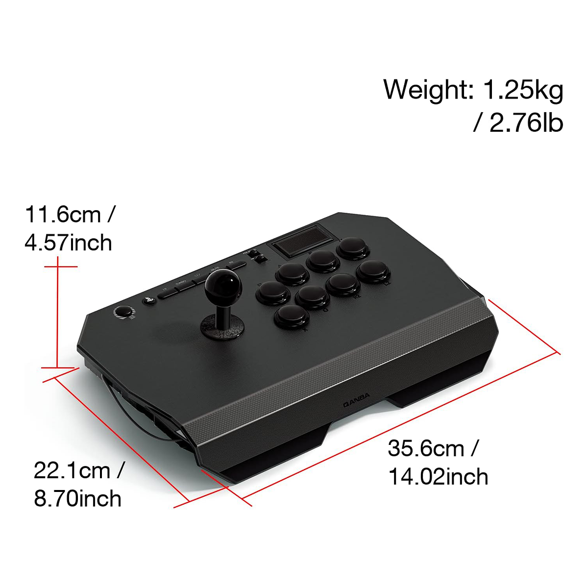 Qanba Fightstick Drone 2 para PlayStation 5/4 y PC