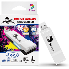 Adaptador Brook Wingman FGC2 - Compatible con PS5 y PC Xinput