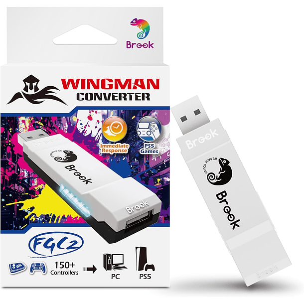 Adaptador Brook Wingman FGC2 - Compatible con PS5 y PC Xinput 1