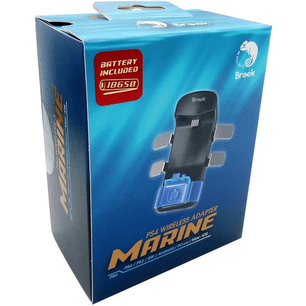 Brook Marine - Adaptador inalámbrico PS4 - Batería & Multiconsola 1