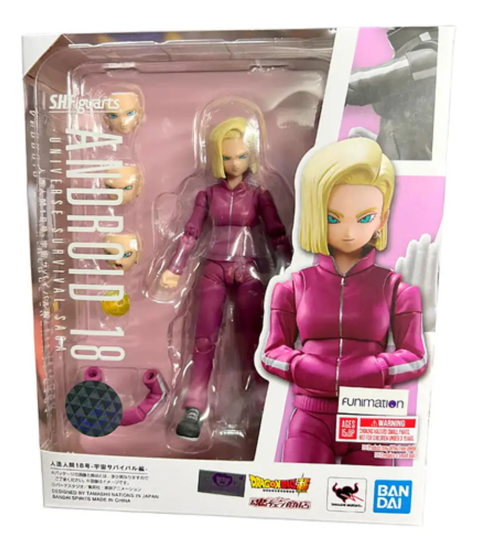 S.H Figuarts Android 18 Dragon Ball Super Androide 18 Jp 2