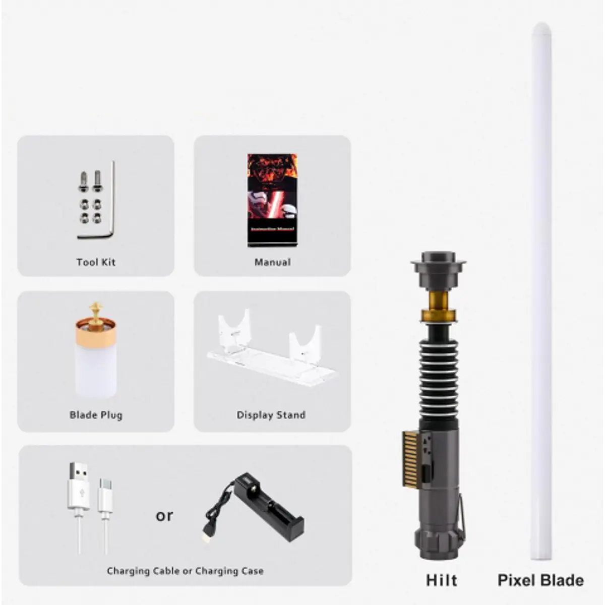 Star Wars Hasbro Scream Saber, Spada Laser Giocattolo Elettronica