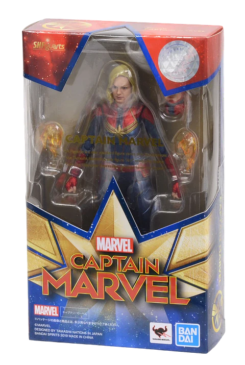 (Artículo usado: A/CAJA: B) S.H.Figuarts Captain Marvel