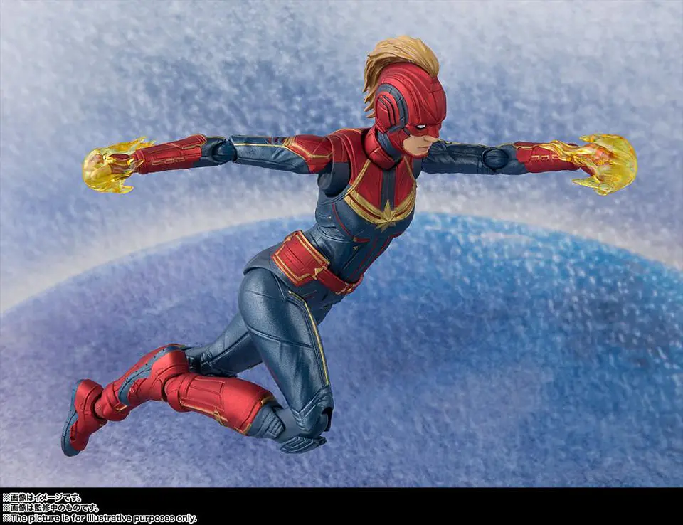 (Artículo usado: A/CAJA: B) S.H.Figuarts Captain Marvel 4
