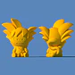 Figura Chibi Goku Dragon Ball - 16cm - Miniatura 2