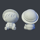 Figura Chibi Monkey D. Luffy One Piece de 16cm 2