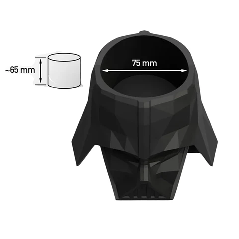Macetero para Plantas Diseño Darth Vader
