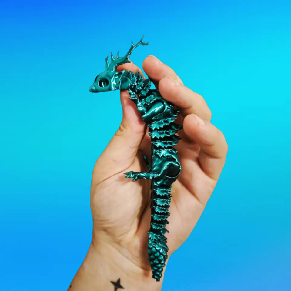 Dragón Articulado 3D - Edición Compacta 2