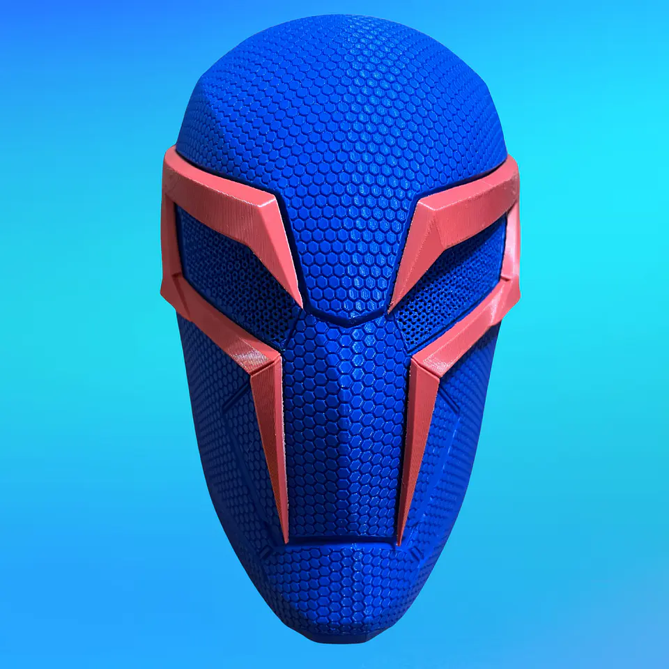 Casco Máscara Spiderman 2099 Cosplay 3D Disfraz 2