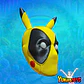 Casco Máscara Deadpool (PIKA-POOL) Cosplay Disfraz - Miniatura 4