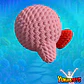 Figura Kirby Textura de Lana (plastico) - thumbnail 3