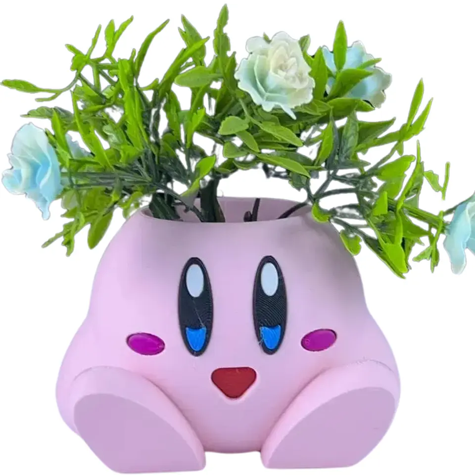 Macetero Lapicero Kirby - con diseño 3d 1
