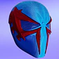 Casco Máscara Spider-Man 2099 PS5 Comic Disfraz - Miniatura 3