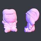 ﻿Figura Chibi Pomni Digital Circus Circo Digital de 8 2