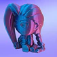 Figura Chibi Jinx de Arcane - 8 cm - Miniatura 3