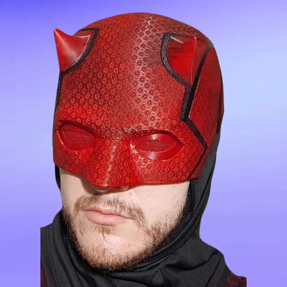 Casco Máscara Daredevil Born Again Ver. Cosplay Disfraz V1 4